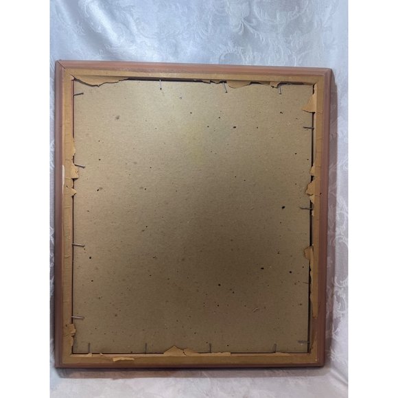 Vintage Victorian by Turner 1940s Framed Wall Art Lady and Gentleman Signed 19”x - Picture 5 of 5